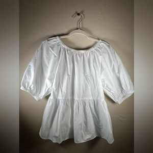 Summer open back blouse